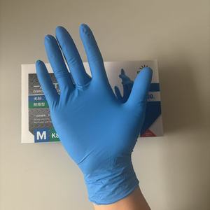 Intco Disposable Nitrile Gloves M Blue Oil Resistant For Household Use 100 Pcs - Product Image 3