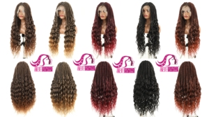 Crochet Perruque Naturelle <span class=keywords><strong>Bombe</strong></span> Twist Crochet Cheveux Tresse Cheveux Perruques Pour les femmes noires 390g - Product Image 2