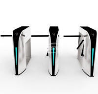 Torniquete Trípode Automático de Altura Media con Carcasa de Acero Inoxidable 304 para Acceso en Fábricas y Escuelas