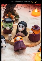 Jouet anti-stress souple Citrouille d'Halloween, qui souffle des bulles, à presser, amusant et rigolo, vente en gros, cadeau de fête