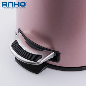 ถังขยะสแตนเลสแบบเหยียบ สีทองซาตินนิกเกิลขัดเงา สำหรับขายดี - Product Image 4