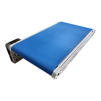 Convoyeur à bande miniature en aluminium de bonne qualité, personnalisable, à 2 niveaux, durable, largeur réglable, petit convoyeur de table pour ordinateur portable