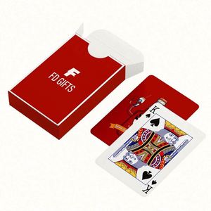 Cartes à jouer personnalisées de haute qualité imprimées sur mesure en gros provenant d'une usine chinoise pour les cadeaux promotionnels et d'affaires - Product Image 4