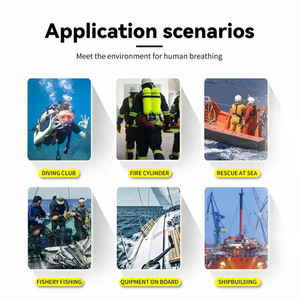 TUDIVING Arrêt automatique haute performance 100LPM 4 cylindres 300bar 4500psi compresseurs d'air haute capacité pour bouteilles <span class=keywords><strong>de</strong></span> gaz <span class=keywords><strong>de</strong></span> <span class=keywords><strong>plongée</strong></span> sous-marine - Product Image 6