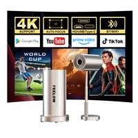 Projecteur Android intelligent TS-3 modèle à mise au point automatique Flip Full HD 4K LED LCD Mini 3D WIFI pour l'éducation en plein air Android 13