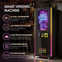Máquina Expendedora con Verificación de Edad, Diseño Compatible con ADA, Pantalla Táctil, WiFi, 4G LTE, SDK, Pago con Tarjeta, Monedas, Billetes y Código QR, Capacidad para 280 Productos