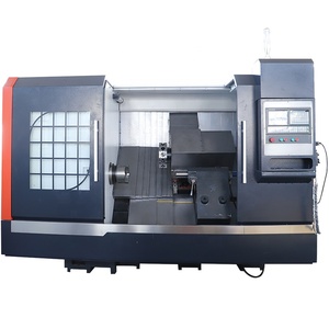 2021 Nhà Máy Trực Tiếp Cung Cấp TCK630 Tùy Chọn Điều Khiển Trục Chính Đường Kính 87 Mm Nghiêng Giường CNC Máy Tiện - Product Image 1