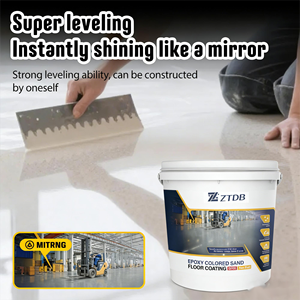 Peinture époxy ZT, couleur sable, antidérapante et résistante à l'usure, peinture pour sols en ciment auto-nivelante, peinture pour sols en marbre - Product Image 6