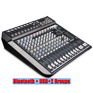 TG18 ขายตรงจากโรงงาน เครื่องผสมเสียงระดับมืออาชีพ 18 แชนแนล สำหรับการแสดงบนเวที การประชุมผ่านบลูทูธ และการเชื่อมต่อ USB - Product Image 1