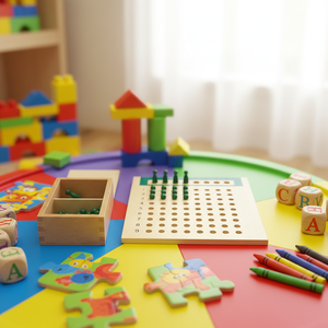 JET OEM Montessori Ausili Didattici Sensoriali in Legno Tavola di Moltiplicazione e Divisione Giocattoli Educativi per Bambini - Product Image 3