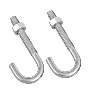 Fabricant chinois de crochets de toiture en acier inoxydable 304 sur mesure, boulons à crochet J M5 M6 avec écrou - Product Image 3