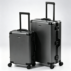 <span class=keywords><strong>Valise</strong></span> en alliage d'aluminium durable avec serrure TSA, <span class=keywords><strong>valise</strong></span> rigide imperméable pour les voyages d'affaires en avion - Product Image 1