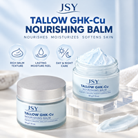 Baume nourrissant pour la peau au suif GHK-Cu, marque privée, pour les zones sèches et rugueuses, soin hydratant riche et confort doux et lisse, 50 g
