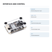 Module universel d'acquisition de signal de capteur analogique, carte de comparaison de sortie AO/DO réglable pour la collecte de données Arduino