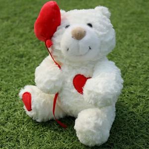 San valentino orsacchiotto peluche peluche Patchwork carino con palloncino morbido PP che riempie il tema del cuore d'amore nuova Idea regalo - Product Image 5