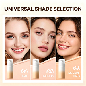 <span class=keywords><strong>Fond</strong></span> <span class=keywords><strong>de</strong></span> <span class=keywords><strong>Teint</strong></span> Liquide Couvrant SPF 50+++ Imperméable et Contrôlant le Sébum, Couleurs Personnalisables, Vente en Gros OEM ODM, Marque Privée - Product Image 6