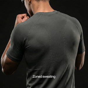 <span class=keywords><strong>เสื้อ</strong></span>ยืดออกกำลังกายไร้ตะเข็บ QUICKSHOW <span class=keywords><strong>3M</strong></span> สำหรับผู้ชาย แห้งเร็ว คุณภาพสูง ยืดหยุ่น ระบายอากาศได้ดี เหมาะสำหรับฟิตเนสและยิม - Product Image 3