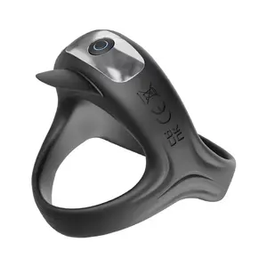 Leistungsstarker Penisring-<span class=keywords><strong>Vibrator</strong></span> zur Verzögerung der Ejakulation für Männer, für Längeres und Härteres Erektionen, Penis-Massagegerät, Erotikspielzeug ab 18+ - Product Image 1