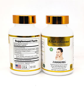 Puissantes Gélules Blanchissantes pour la Peau au L-glutathion, Vitamine C et Collagène pour Teints Foncés - Product Image 2