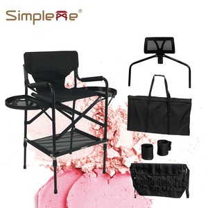 Silla de Barbero Plegable Ajustable en Altura Onwaysports para Asientos de 22/25/29 Pulgadas, Marco de Aluminio, Silla Portátil de Maquillaje para Sala de Estar - Product Image 2