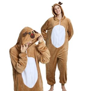 <span class=keywords><strong>Pigiama</strong></span> Intero Unisex a Forma di Cervo o <span class=keywords><strong>Panda</strong></span>, Costume a Tema Animale in Pile Caldo, <span class=keywords><strong>Pigiama</strong></span> Invernale con Cappuccio Kigurumi - Product Image 2