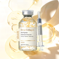 Sérum Anti-rides et Éclaircissant OEM pour Soins de la Peau, Ampoule Visage au Collagène Profond et Peptides Naturels, Effet Lifting et Raffermissant, Marque Privée, 40ml