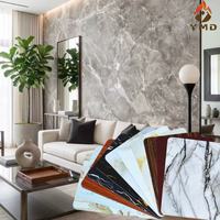 PRIX USINE Nouveaux produits Plaques de marbre UV Panneaux muraux intérieurs modernes en PVC imperméables pour la décoration de villas et de chambres