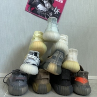 Yeezy 350 v2 फिटनेस चलने शैली जूते स्नीकर्स रनिंग जूते adidaselies yezzy 350 v2 के लिए स्नीकर्स रेट्रो बास्केटबॉल जूते पुरुषों
