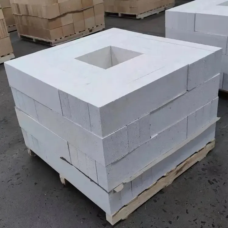 High temperature resistance glass furnace brick zirconia corundum block azs refractory bricks