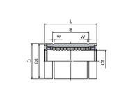 Rodamiento Lineal Estándar Serie MYT LMB...UU, Dimensiones en Pulgadas para América, Venta al por Mayor de Fábrica para Máquinas de Impresión 3D