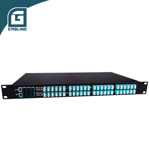 แผงแพทช์ไฟเบอร์ออปติก Gcabling FTTH ความหนาแน่นสูง 96 คอร์ 96 48 SC LC MPO 8 คอร์ พอร์ต ODF แผงแพทช์ไฟเบอร์ออปติก 96 คอร์ พอร์ต <span class=keywords><strong>Fo</strong></span> Coulissant - Product Image 4