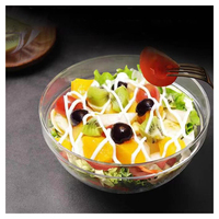 Vente en gros bols à mélanger en plastique acrylique transparent pour salade et fruits et légumes bol de cuisine pour restaurant pour fêtes