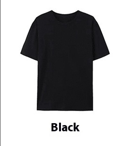 Wholesale 180G Cotton Men's T-<b>shirt</b> Short Sleeve Loose Fit Plus Size Solid T <b>Shirts</b> - Product Image 6