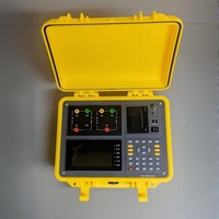 Dispositivo de Medición de Resistencia DC TTR, Comprobador de Relación de Transformación de Transformadores Trifásicos, Alta Precisión, Protección IP65, Pantalla Táctil LCD de 5.6 Pulgadas