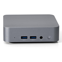 Mini PC Partaker avec 11ème génération i7 1185G7 Win 11 DDR4 RAM M.2 2280/2242 SSD 2 HD Type-C Fanless Intel Chipset Computer Gaming Use