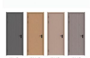 Wpc pressato porta Wpc striscia struttura Anti-Bug camera da letto porta in Pvc Egde fascia impermeabile porta interna - Product Image 4