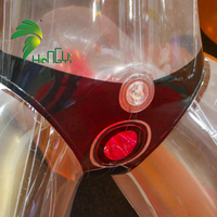 Nouvelle poupée gonflable en PVC transparent en forme de renard mignon avec jouet de dessin animé SPH, vente en gros d'usine