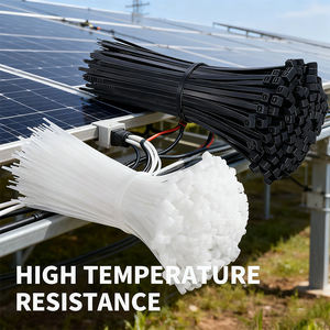 Сверхпрочный одноразовый нейлоновый 66 самоблокирующийся стяжка на молнии 300 мм двойные гибкие манжеты с двойной фиксацией - Product Image 4