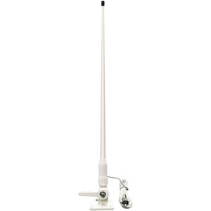 Antenne marine <span class=keywords><strong>VHF</strong></span> Radio 156-163MHz Antennes de bateau avec cliquet réglable en nylon PL259 18ft RG58 pour <span class=keywords><strong>Horizon</strong></span> Icom Cobra Uniden - Product Image 1