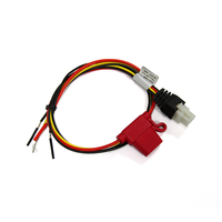 Câble d'alimentation rigide automobile 300V/600V avec fusible en ligne 4 broches, conducteur en cuivre étamé, faisceau de câblage en PVC