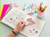 Impression de livres à personnaliser, qualité supérieure, usine chinoise, design avec couverture souple, mandala, impression de plusieurs couleurs, pour adultes