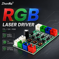 Nouvelle carte de circuit imprimé ZhonNa, pilote laser rouge, vert, bleu, accessoires d'installation laser tricolore pour éclairage de scène