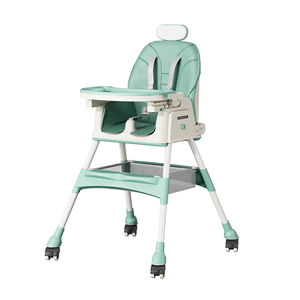 Chaise haute multifonctionnelle pour enfants, chaise haute de sécurité pour bébé, chaise haute réglable pour tout-petits, chaise haute pour l'alimentation - Product Image 1