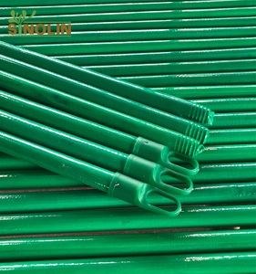 Commercio all'ingrosso cacca tergicristallo <span class=keywords><strong>da</strong></span> pavimento in plastica scopa in legno porta per spazzare la pulizia di scopa manico in Pvc rivestito Palos - Product Image 3