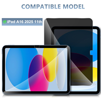 Protection d'écran anti-espion pour iPad 11e génération 2025 10e génération 2022 Verre trempé 9H 2.5D 10,9 pouces 0,33 mm anti-rayures