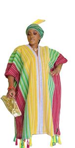 Robes Africaines pour Femmes, Abayas Musulmanes, <span class=keywords><strong>Boubou</strong></span>, Dashiki, Tenue Ankara, Robe de Soirée, Caftan de Dubaï, Robe Longue Maxi, Vêtements Africains - Product Image 6