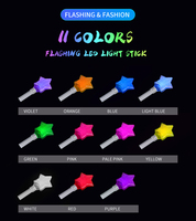 Bâton lumineux à LED pour concerts et fêtes-Big Star et Heart Shape Penlight