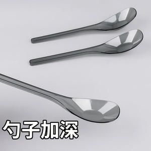 Disposable Spoon Thickened Long Handle For Takeout Fast Food Porridge Commercial Use - Product Image 1