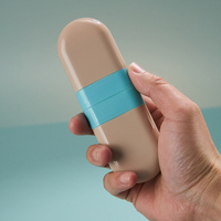 Tube vide pour déodorant en stick solide, double extrémité, en plastique PP écologique, 20 ml, forme capsule, calibre 7 mm