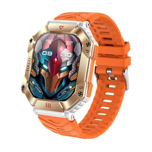 DaFit приложение 2,0 "Полный сенсорный экран компас KR80 Смарт-часы на открытом воздухе спортивный браслет BT Call Blood кислородный Reloj умные часы Hombre